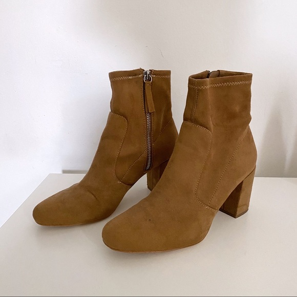 Faux Suede Booties - Picture 1 of 3
